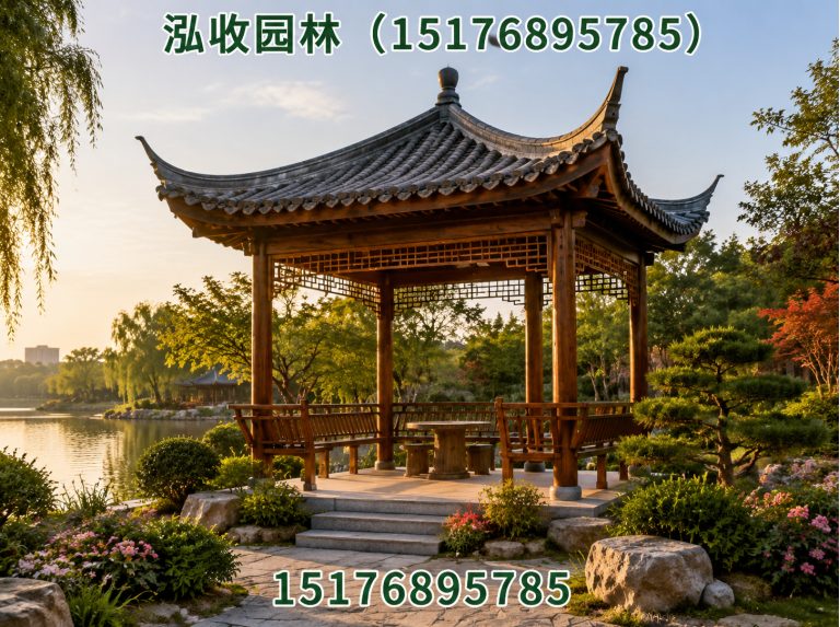 湘西防腐木展示图